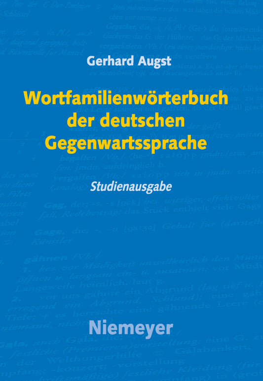 Wortfamilienwörterbuch der deutschen Gegenwartssprache