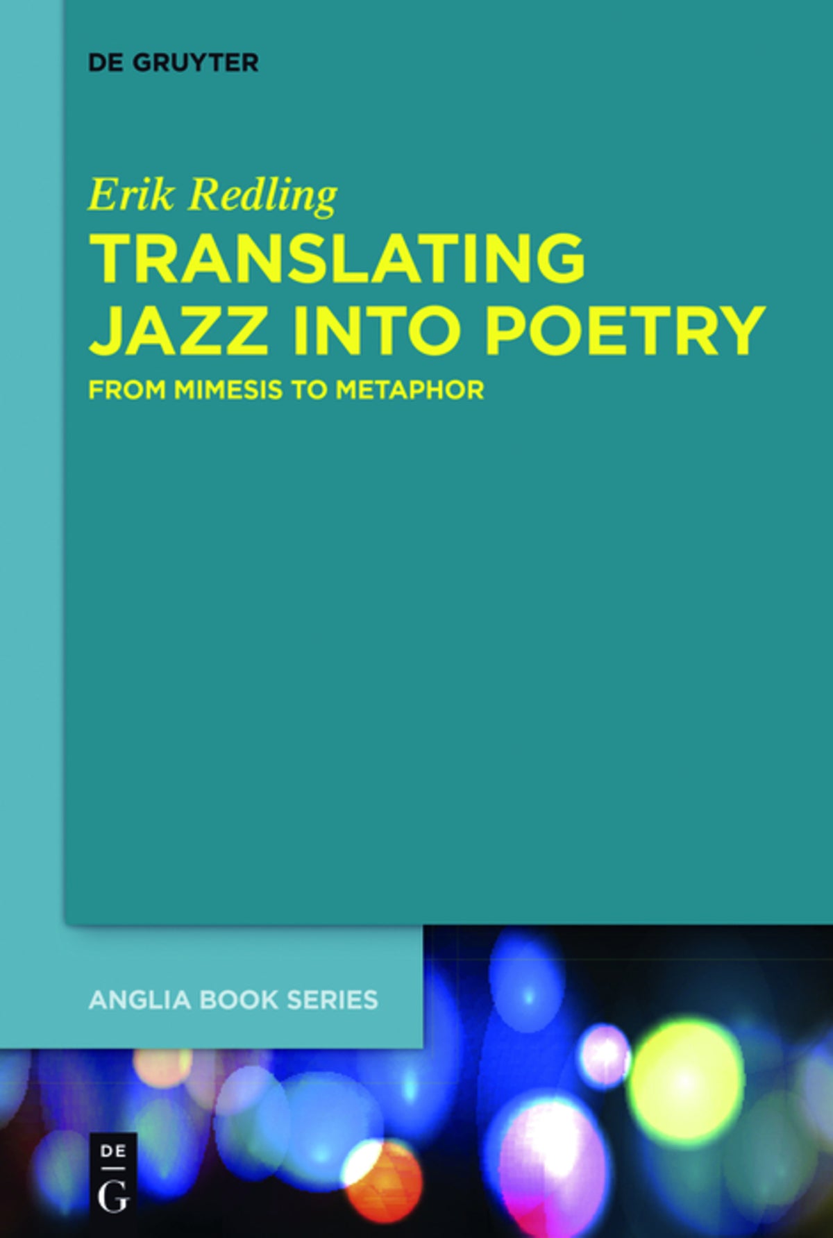 Cover image for Translating Jazz Into Poetry ISBN 9783110326543