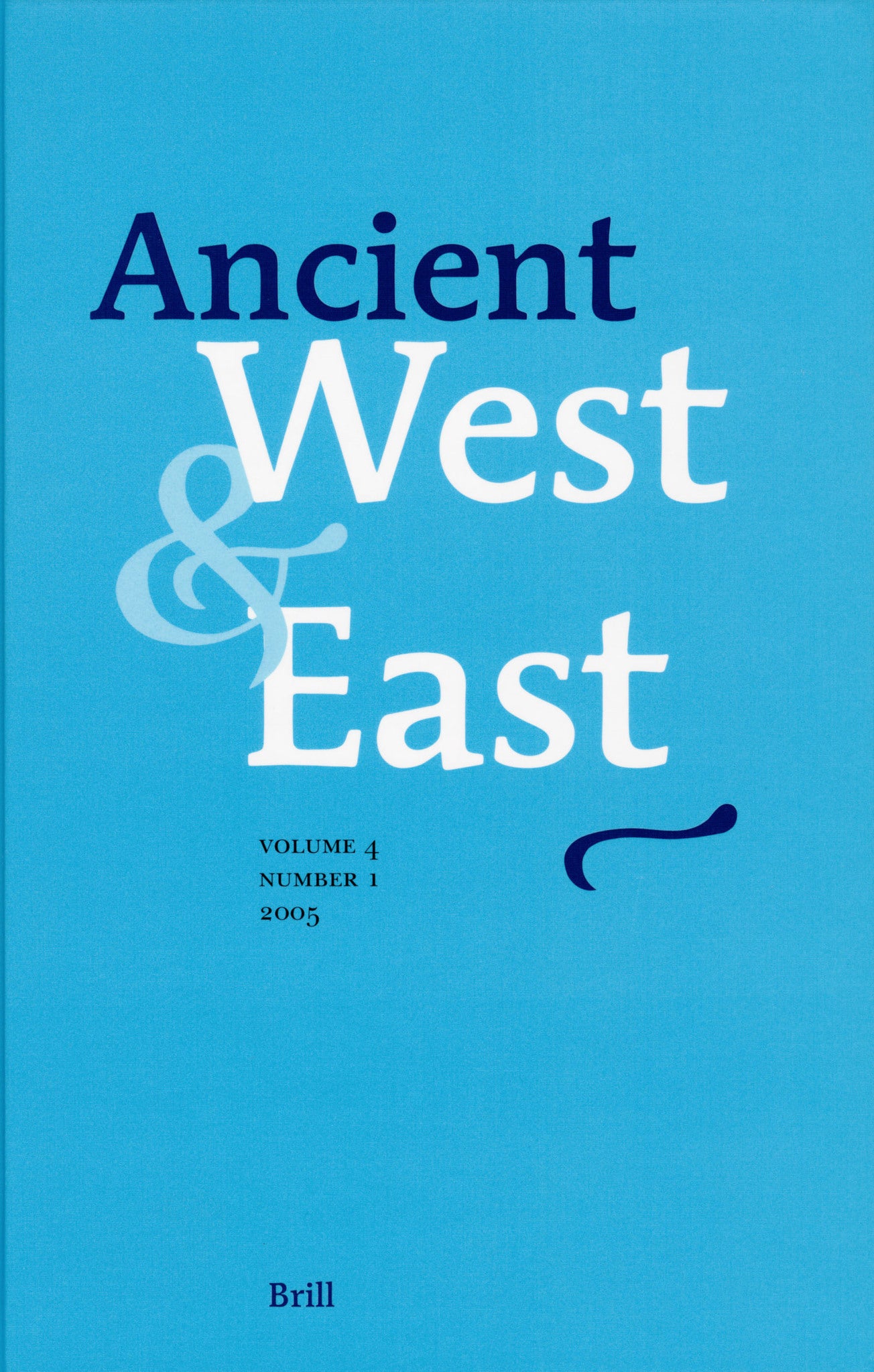 Cover image for Ancient West & East ISBN 9789004141766