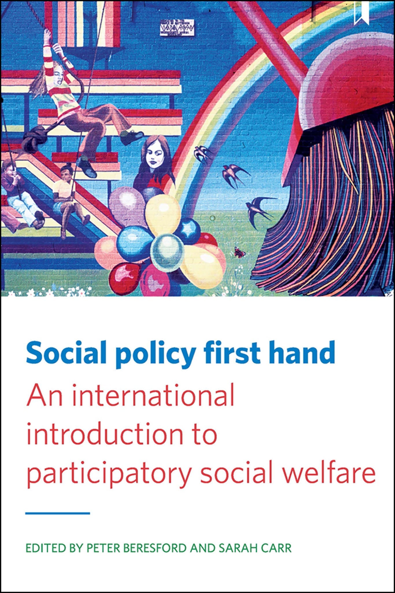 Cover image for Social Policy First Hand ISBN 9781447332367