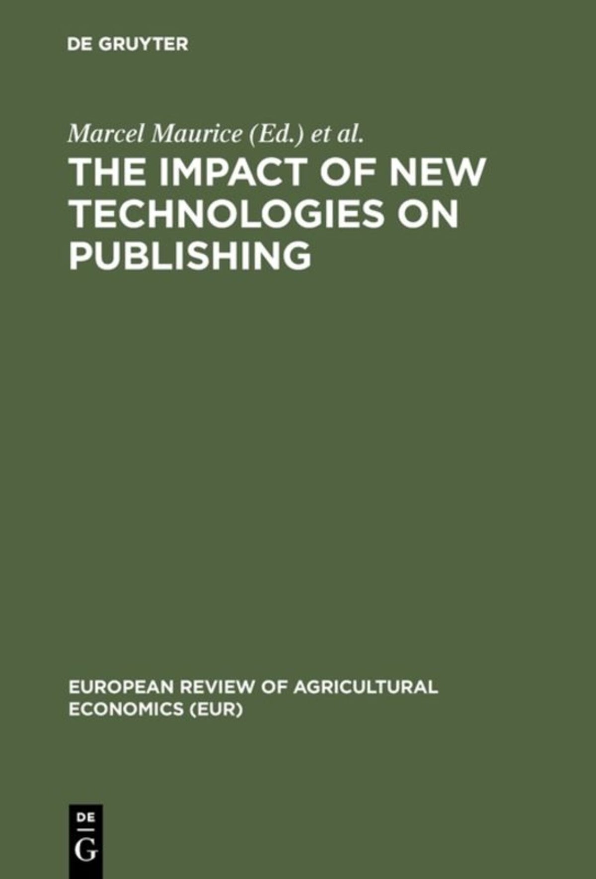 The impact of new technologies on publishing