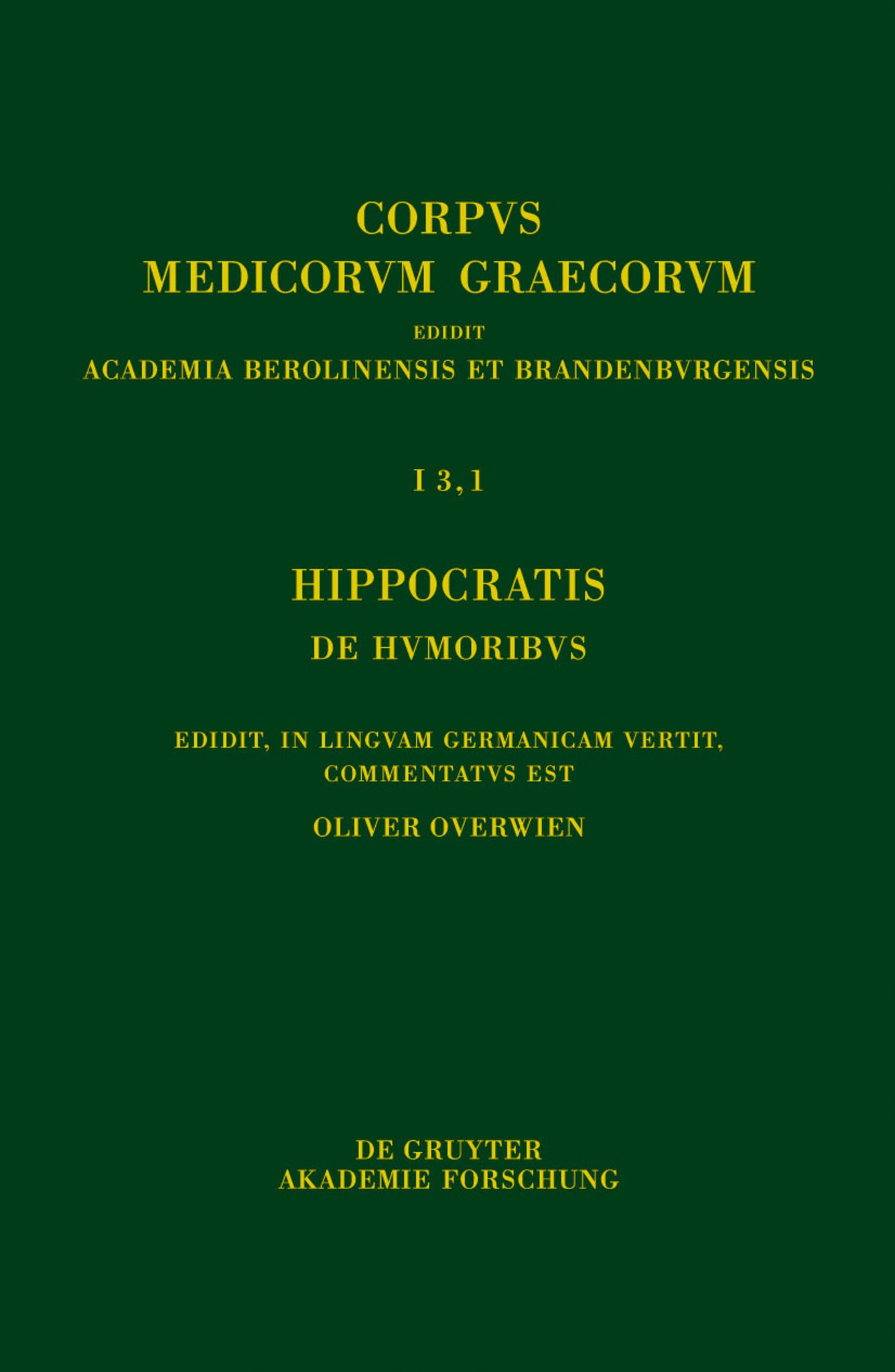 Hippocratis De humoribus