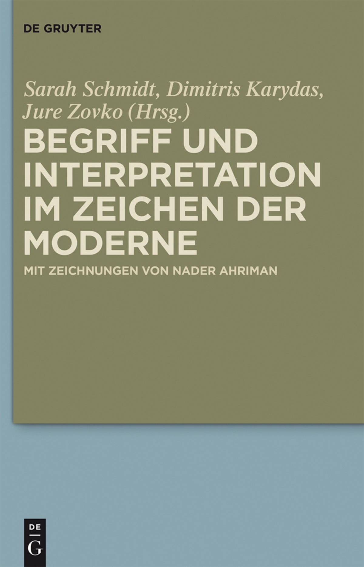 Cover image for Begriff und Interpretation im Zeichen der Moderne ISBN 9783110359916