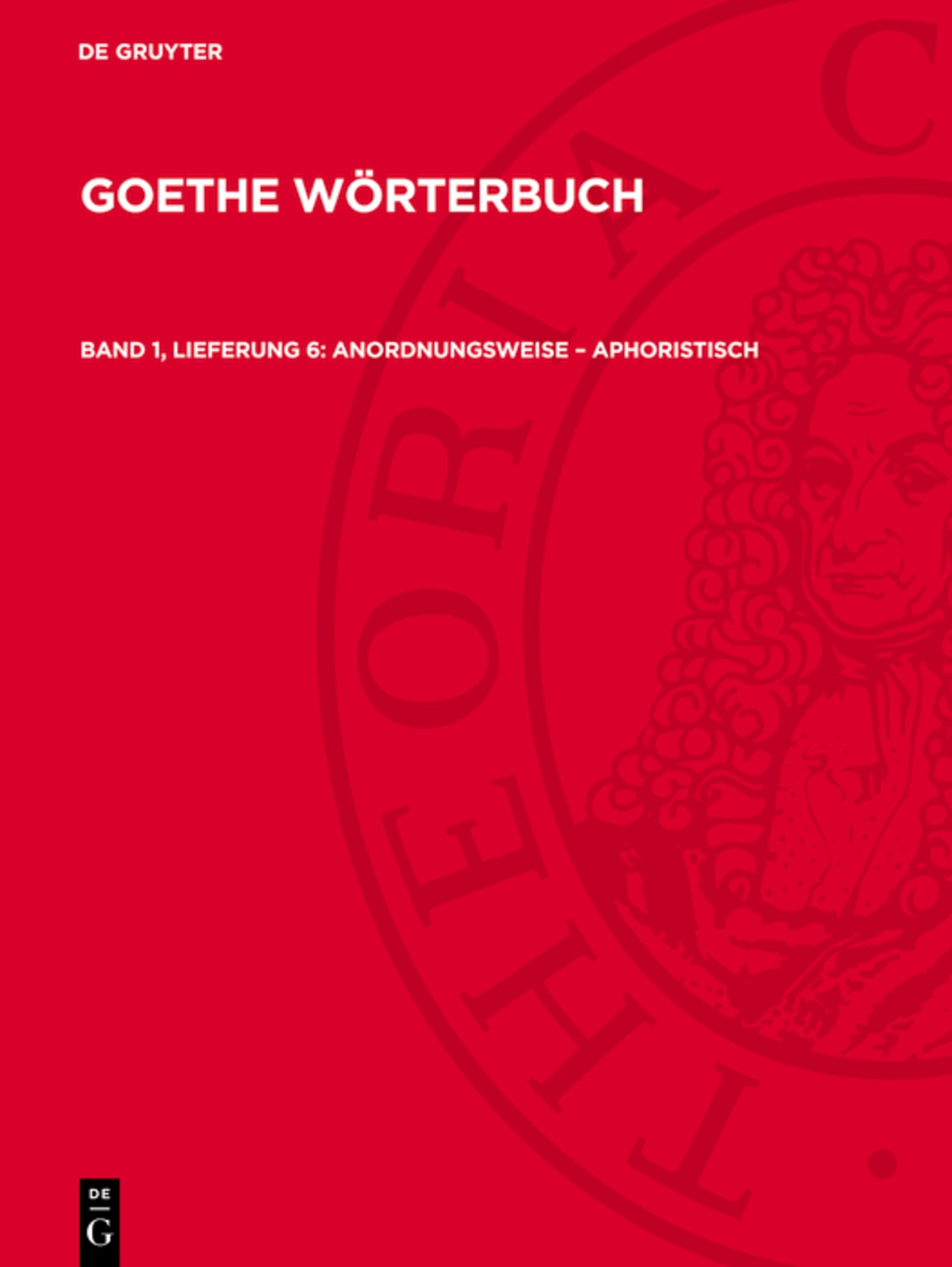 Anordnungsweise – aphoristisch