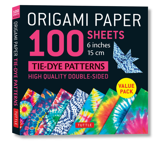 Origami Paper 100 sheets Tie-Dye Patterns 6" (15 cm)
