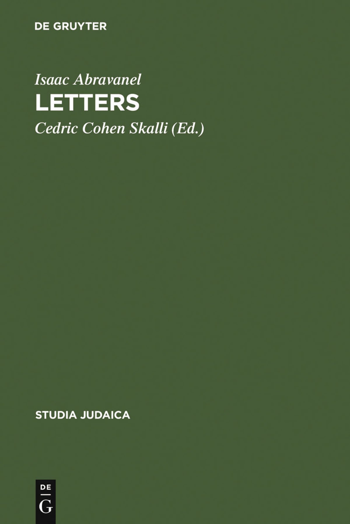 Cover image for Letters ISBN 9783110194920