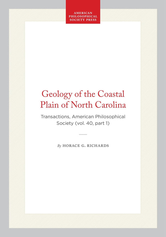 Geology of the Coastal Plain of North Carolina