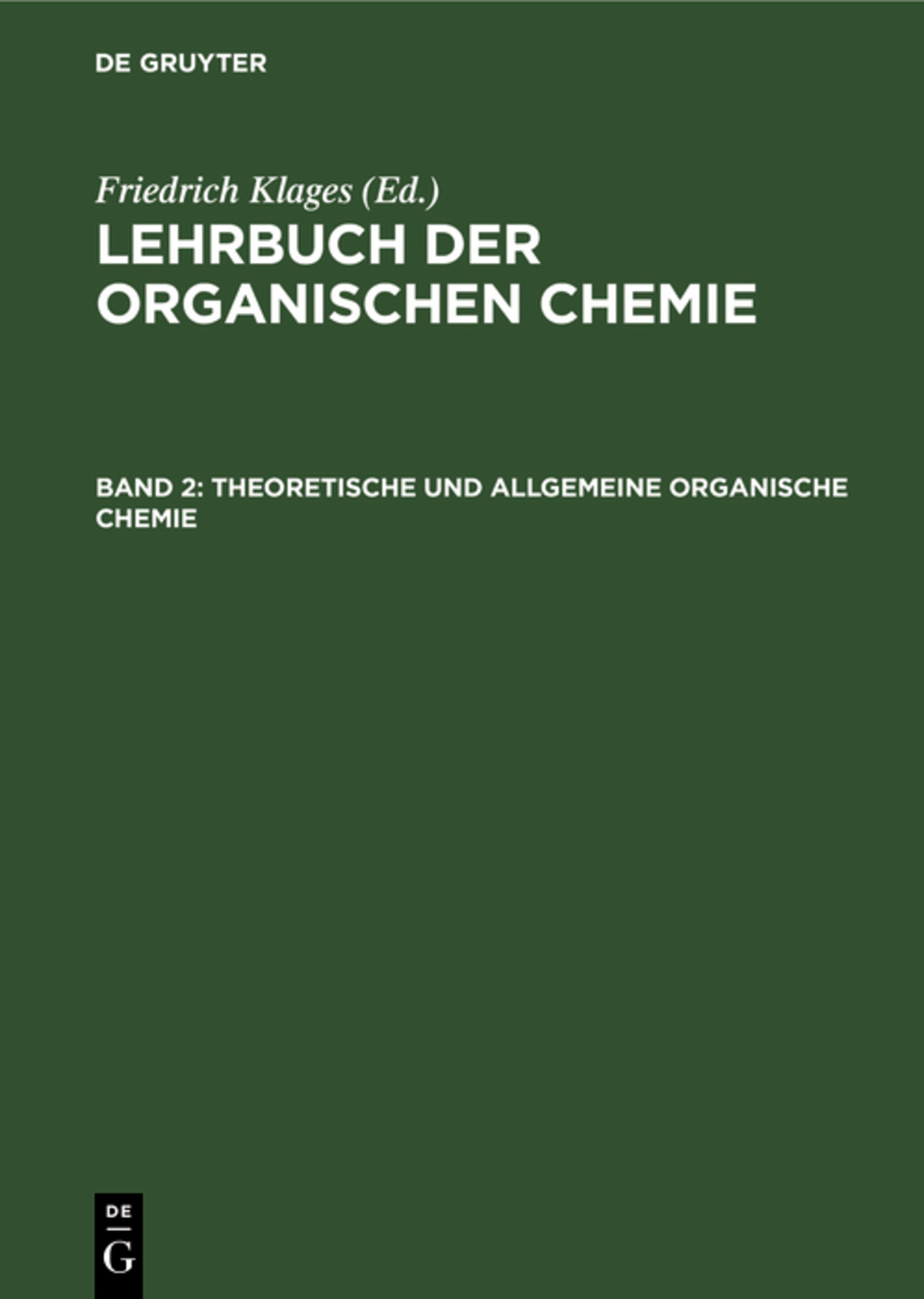 Theoretische und allgemeine organische Chemie
