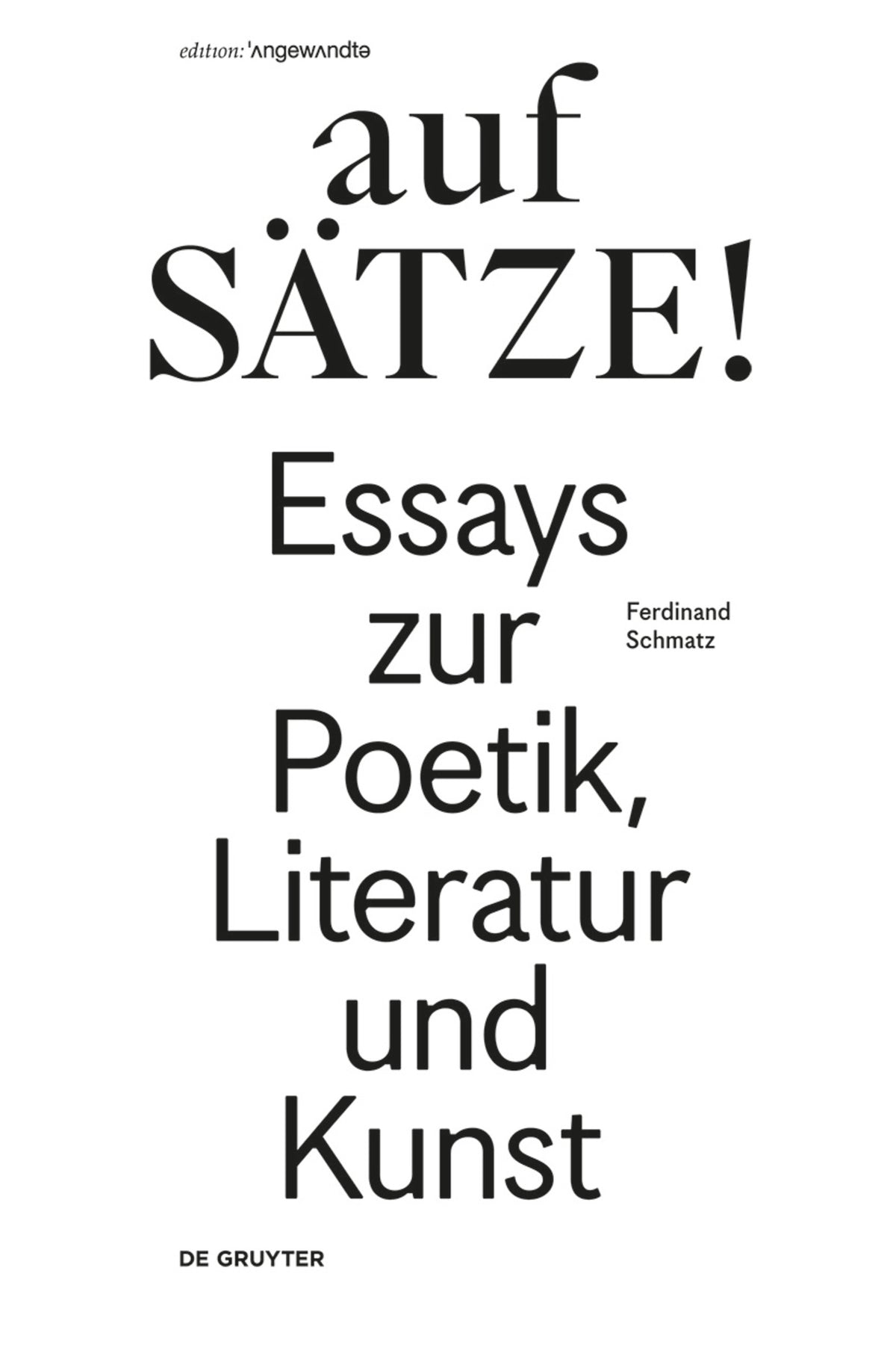 aufSÄTZE!