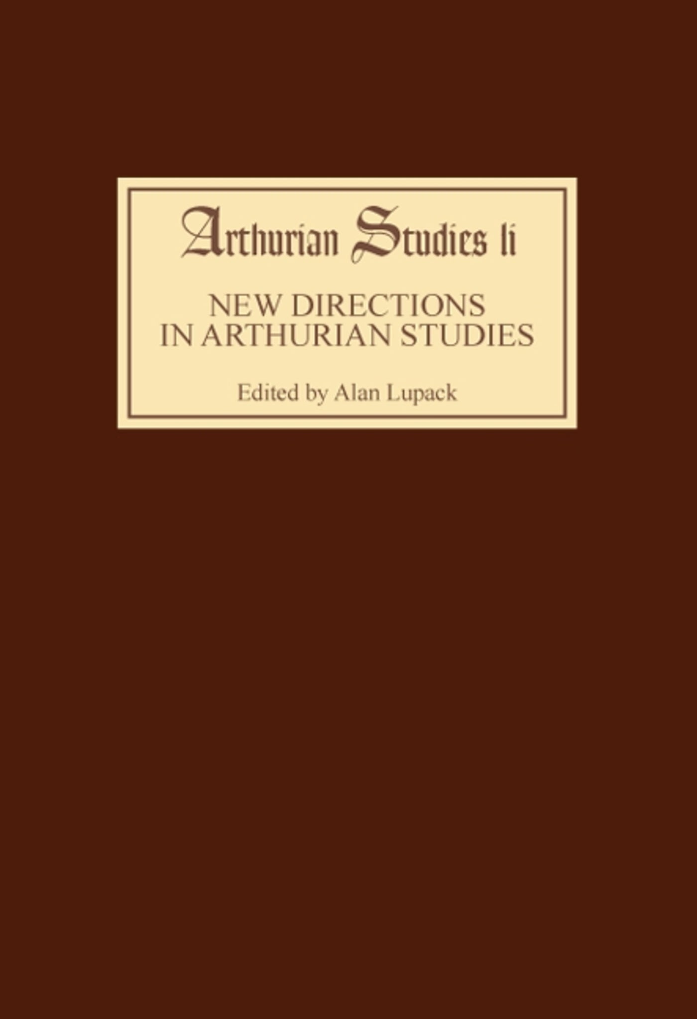 Cover image for New Directions in Arthurian Studies ISBN 9780859916424