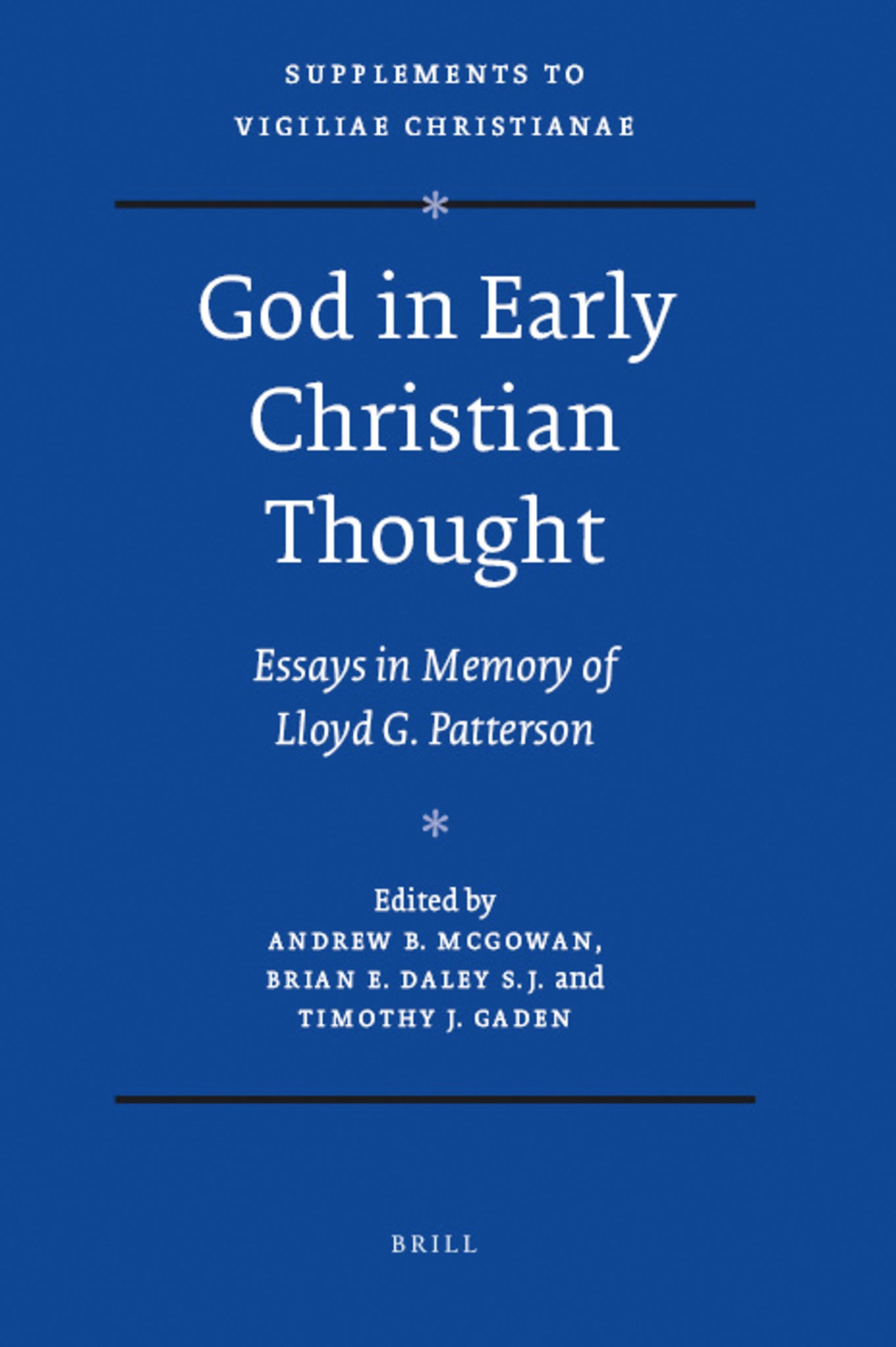 God in Early Christian Thought