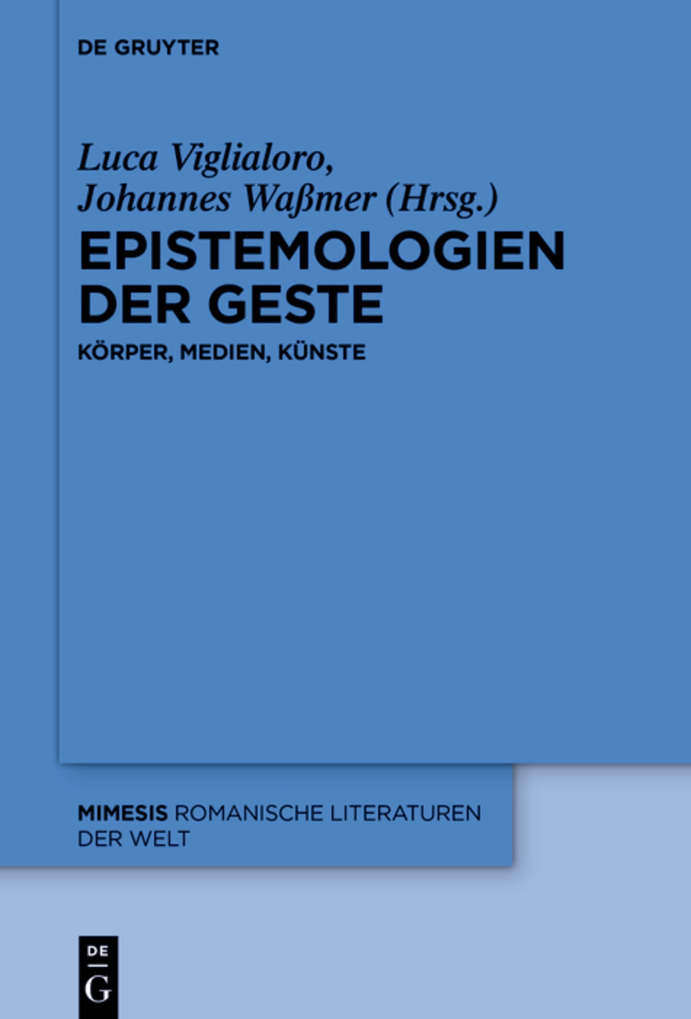 Epistemologien der Geste