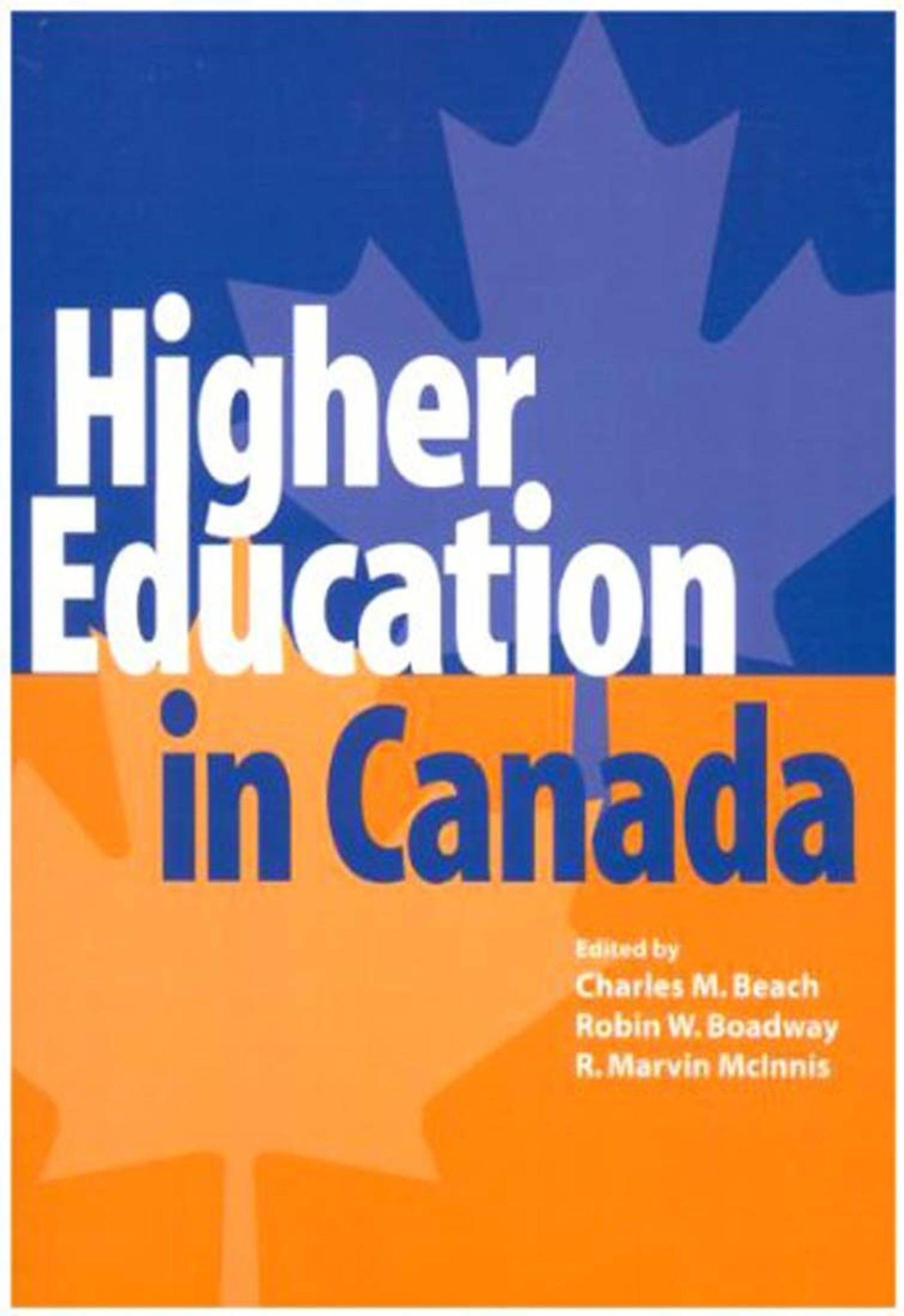Cover image for Higher Education in Canada ISBN 9781553390701