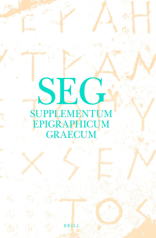 Supplementum Epigraphicum Graecum, Volume XXXV (1985)