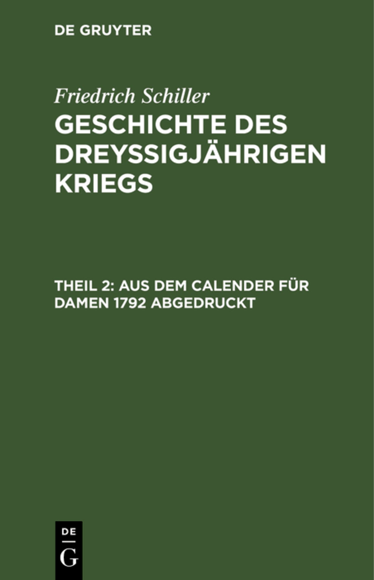 Aus dem Calender für Damen 1792 abgedruckt