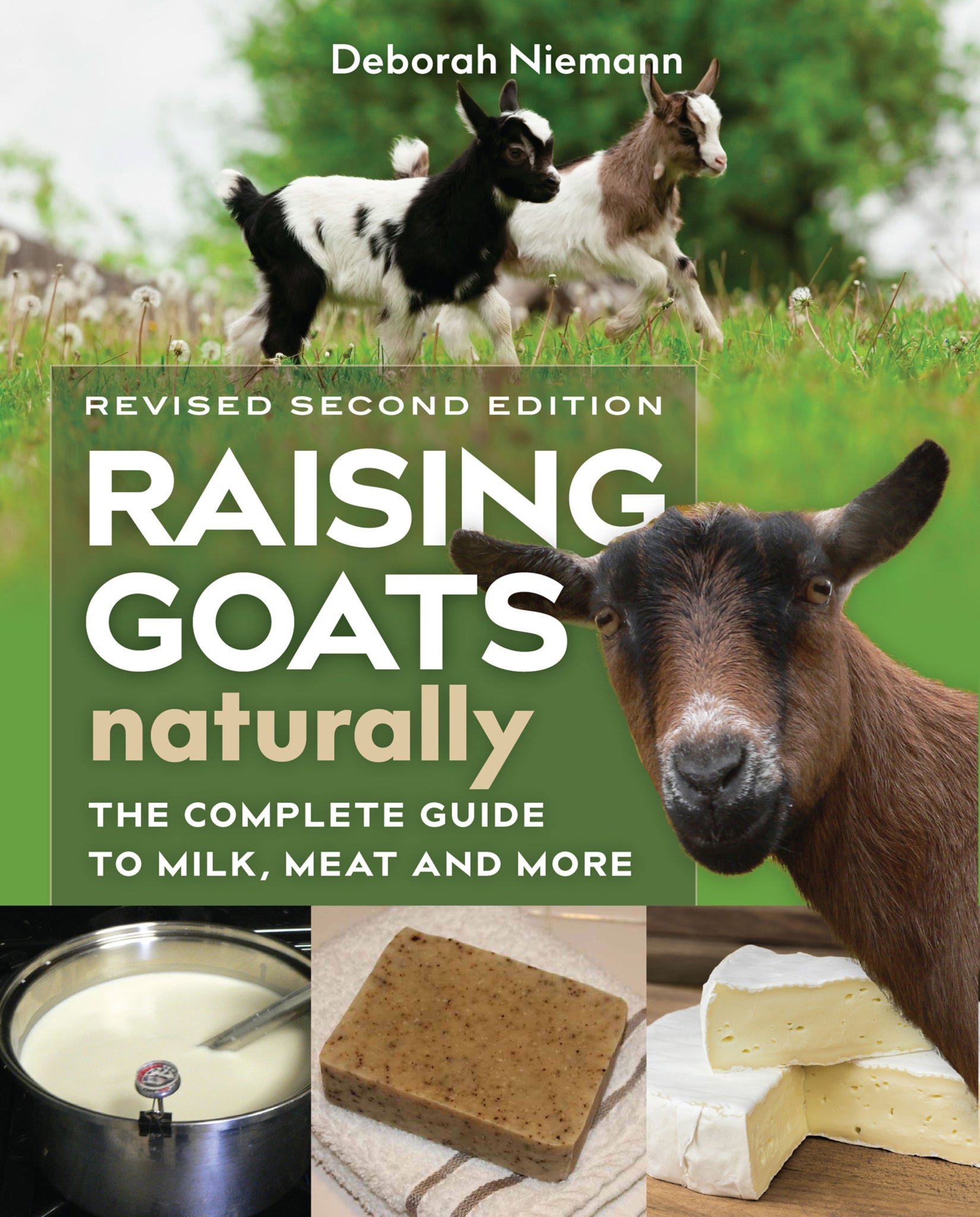 Cover image for Raising Goats Naturally, 2nd Edition ISBN 9781771422376