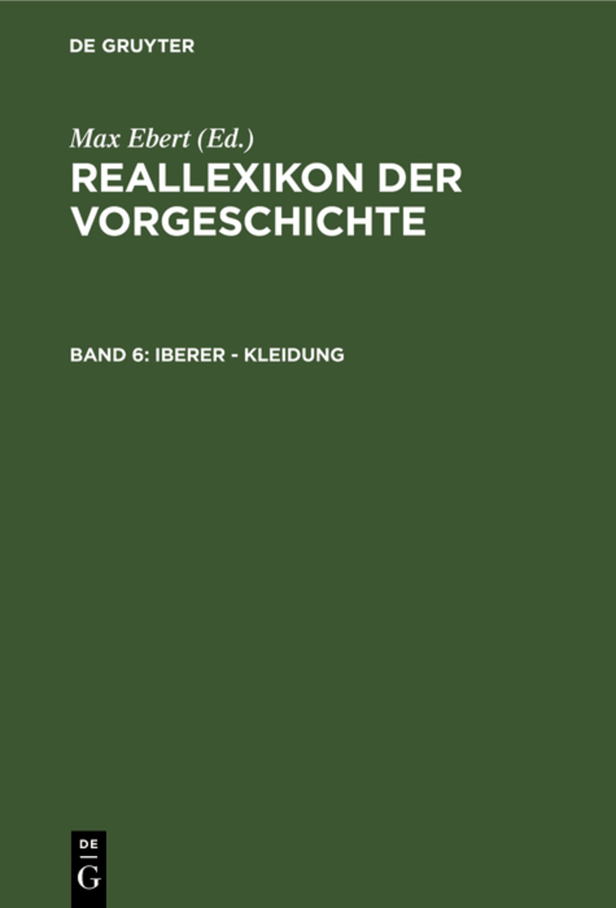 Cover image for Iberer - Kleidung ISBN 9783111240176