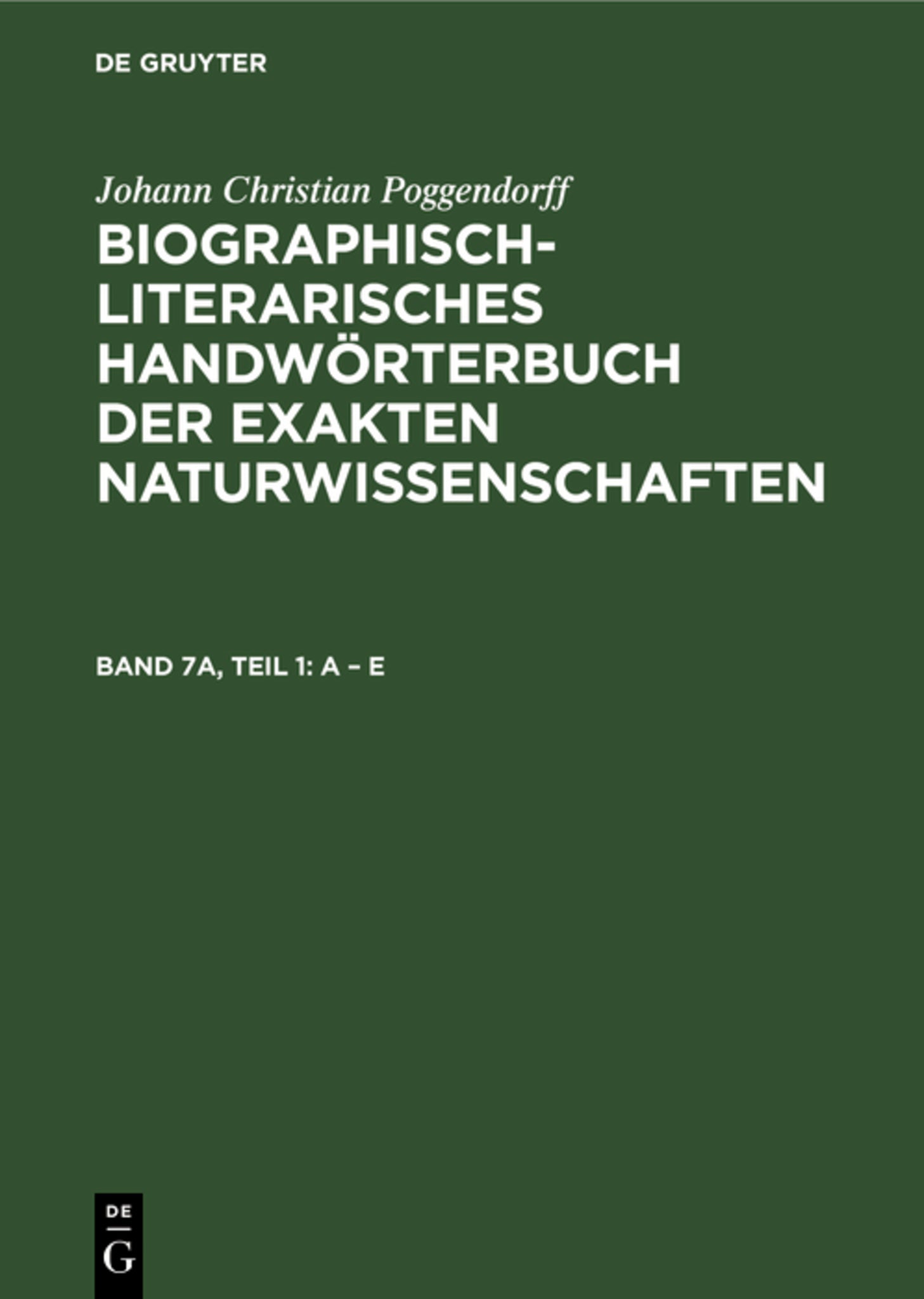 A – E, Lieferung 1