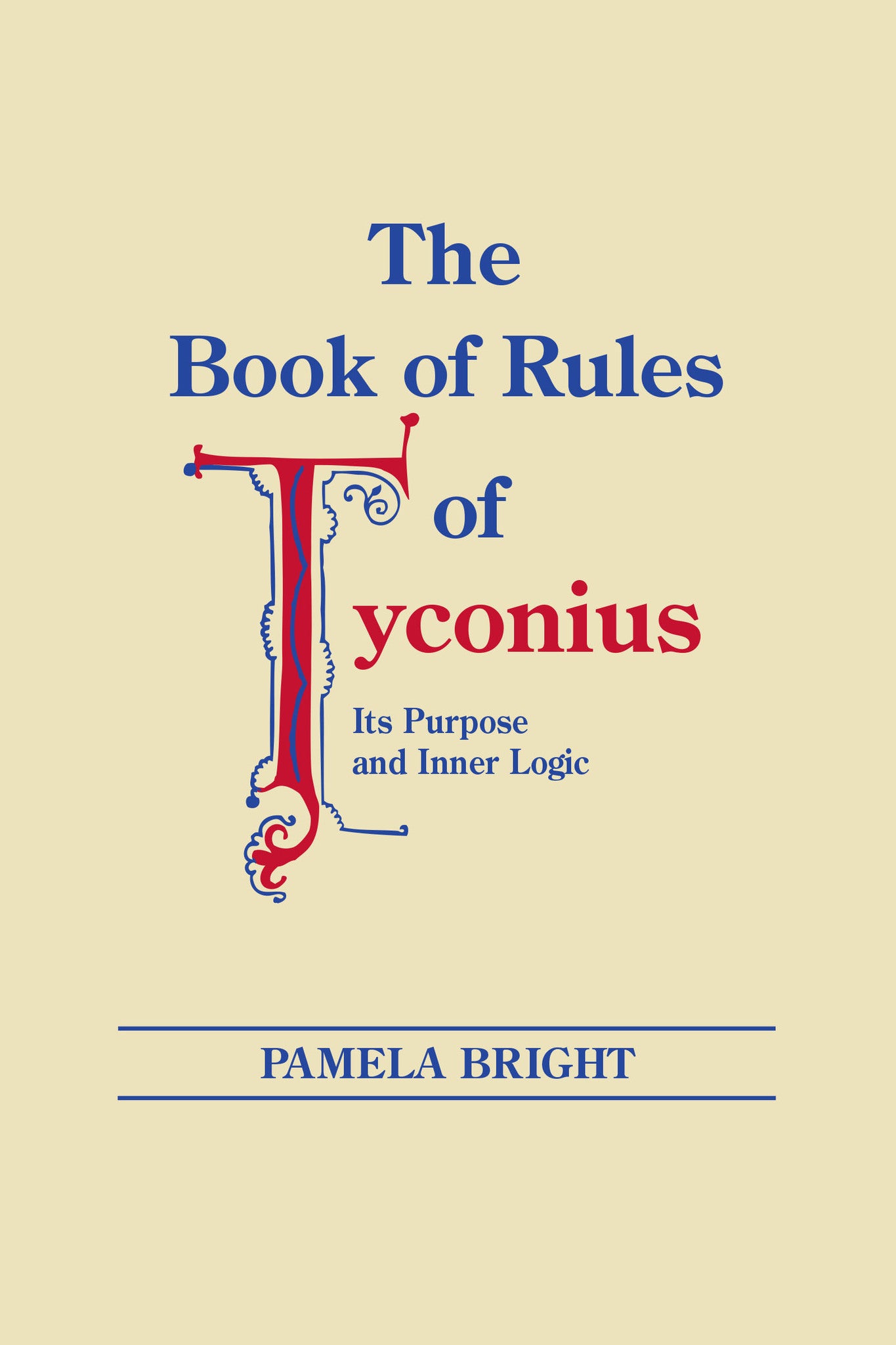 Cover image for The Book of Rules of Tyconius ISBN 9780268022198