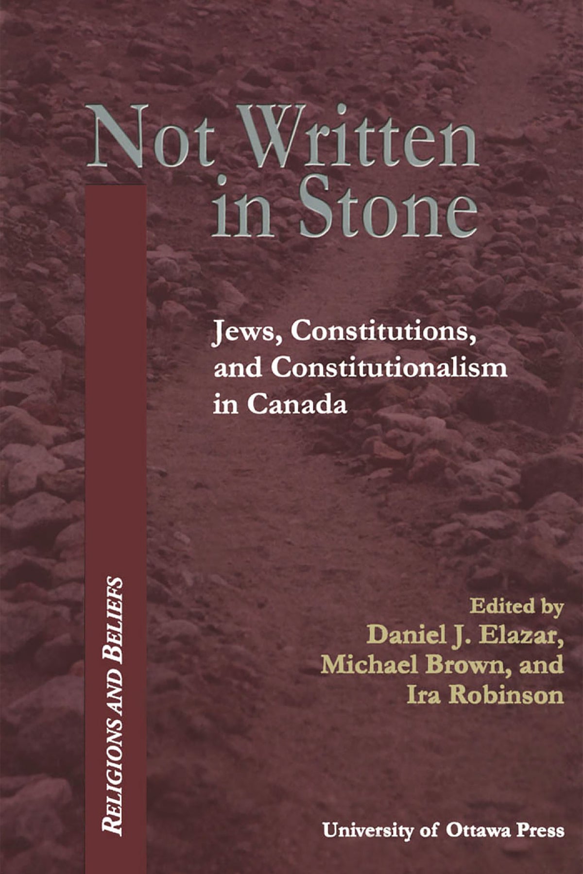 Cover image for Not Written in Stone ISBN 9780776605456