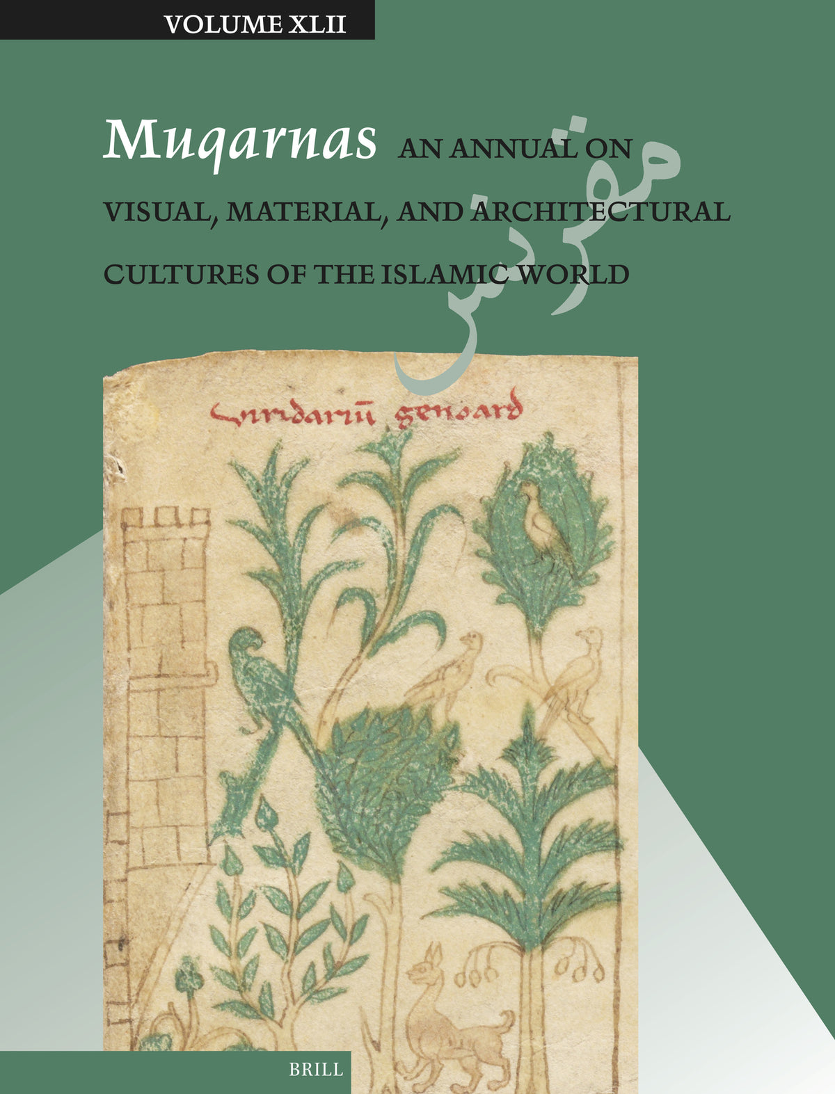 Cover image for Muqarnas 42 ISBN 9789004761186