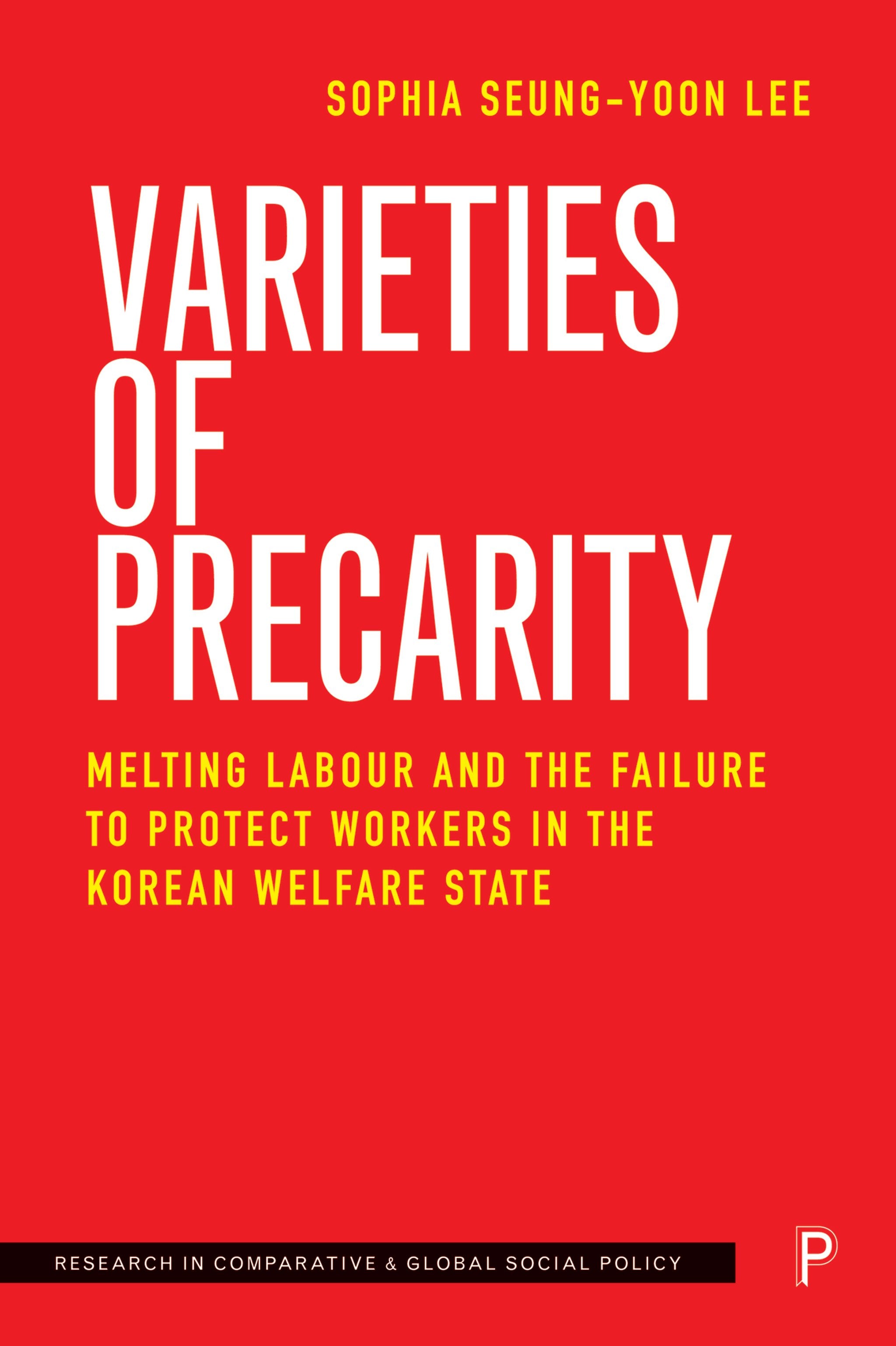 Cover image for Varieties of Precarity ISBN 9781447369257
