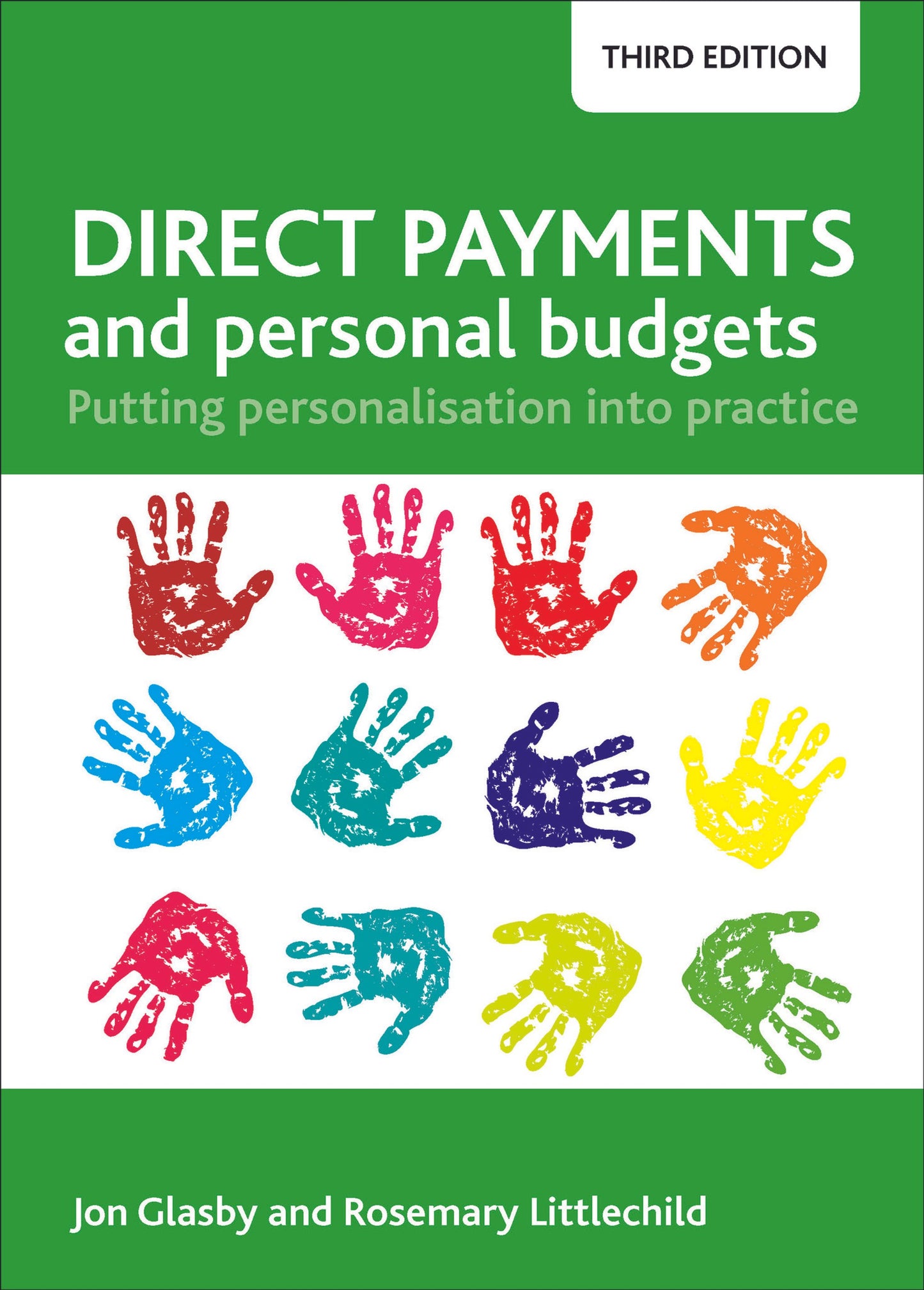 Cover image for Direct Payments and Personal Budgets ISBN 9781447326755