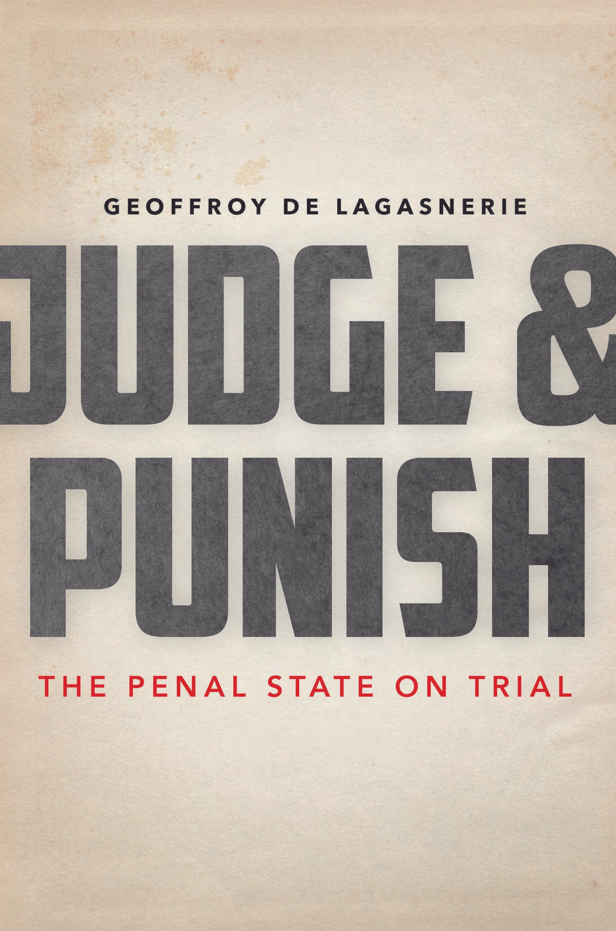 Cover image for Judge and Punish ISBN 9781503605787
