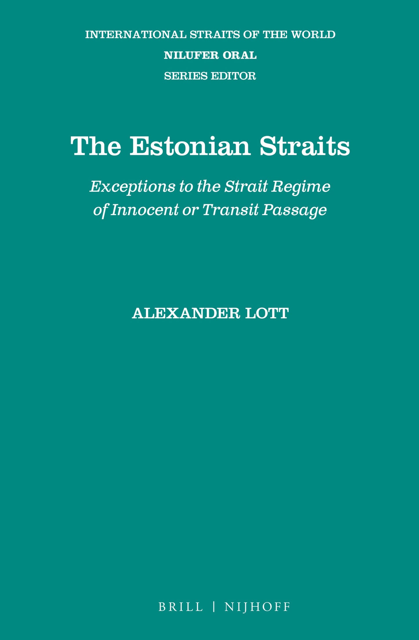 Cover image for The Estonian Straits ISBN 9789004363861