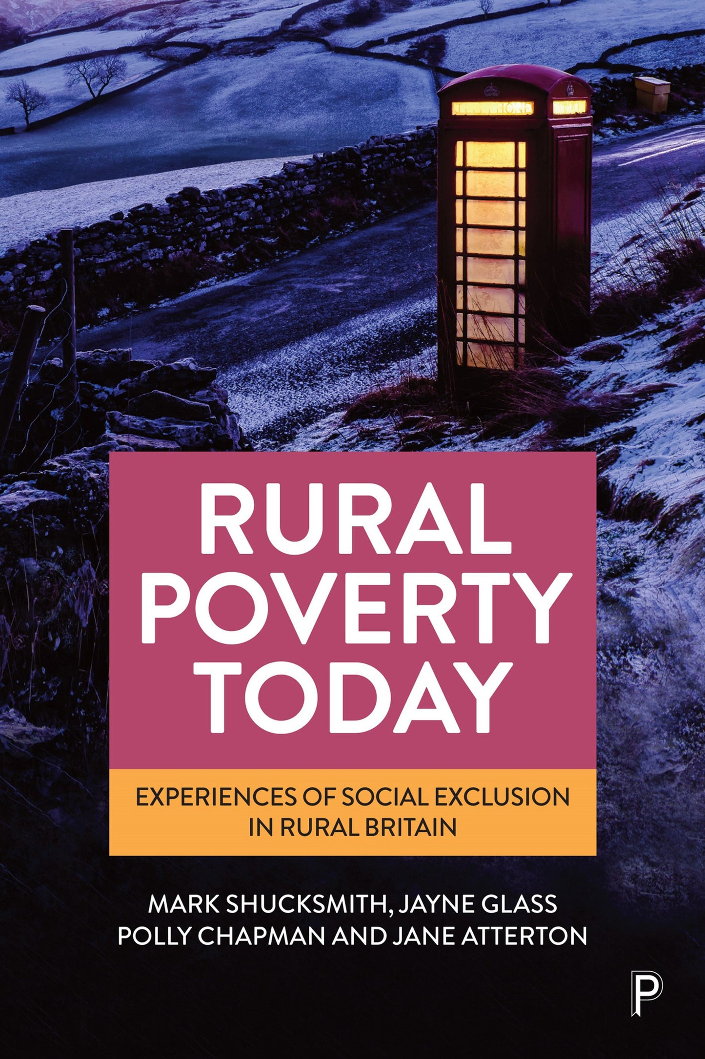 Cover image for Rural Poverty Today ISBN 9781447367123