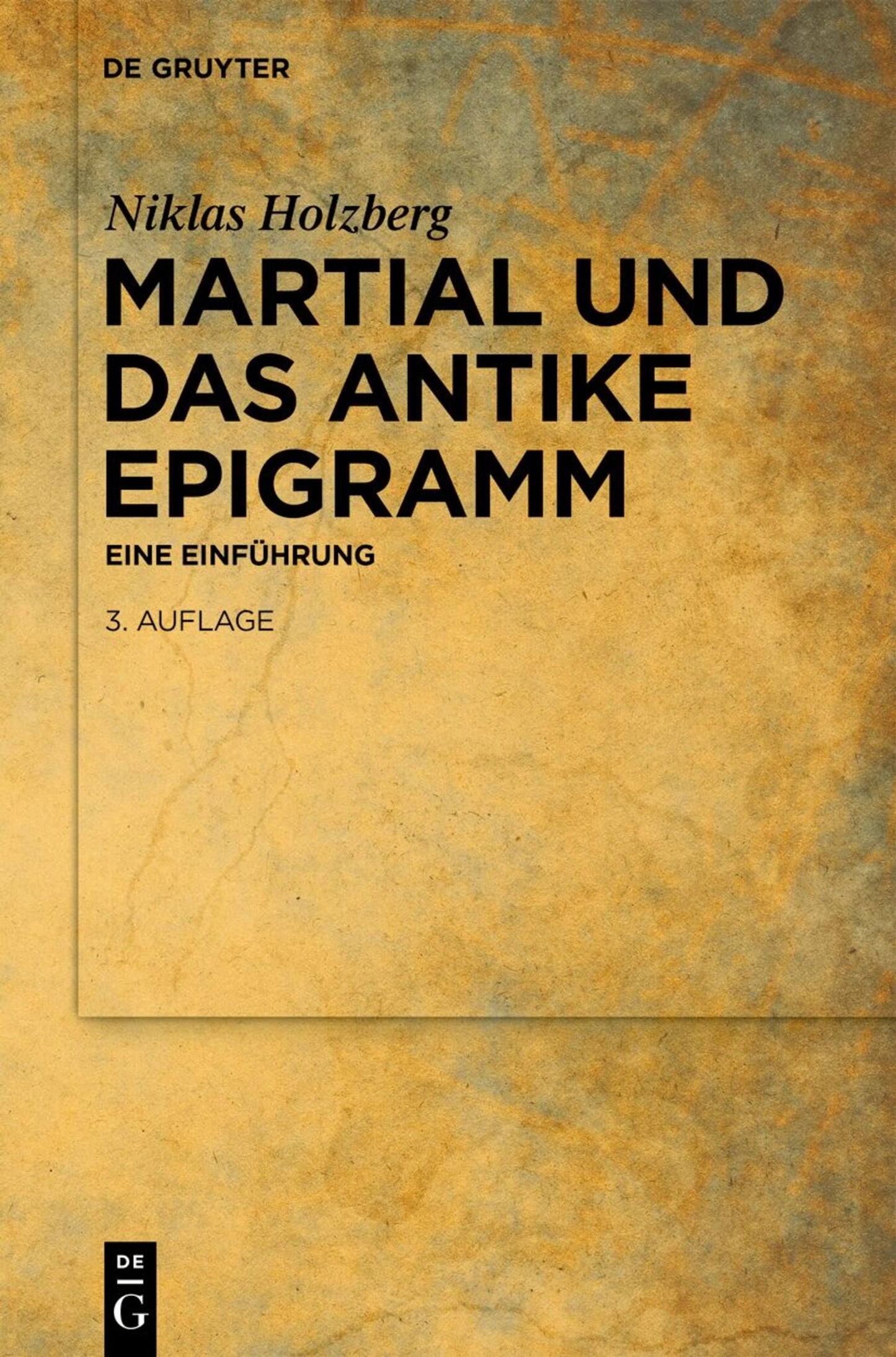 Cover image for Martial und das antike Epigramm ISBN 9783112229040