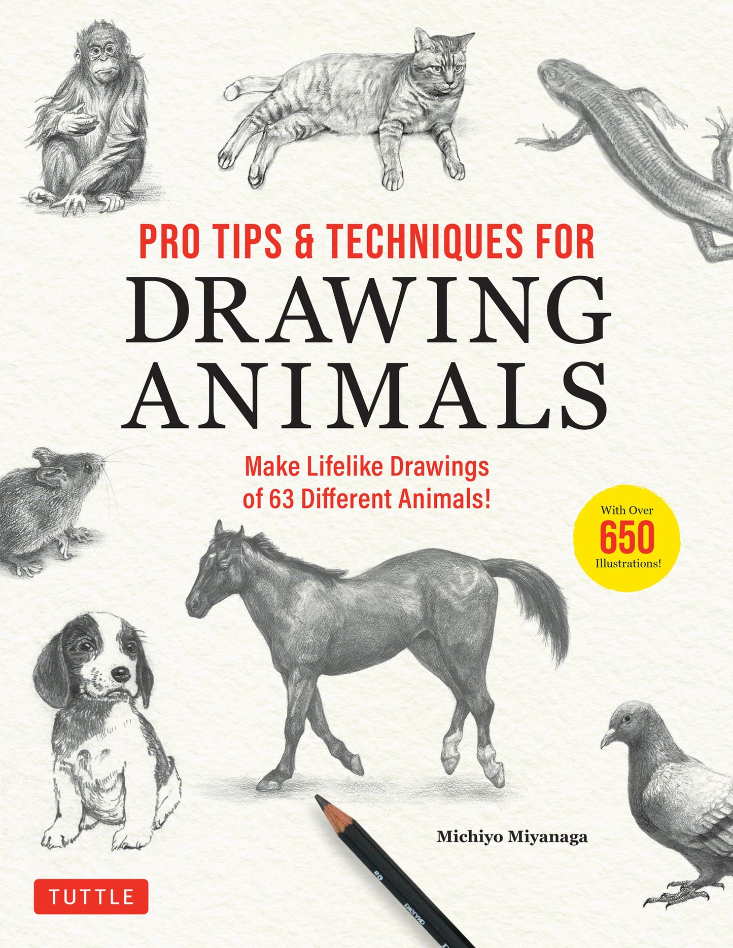 Cover image for Pro Tips & Techniques for Drawing Animals ISBN 9780804860192