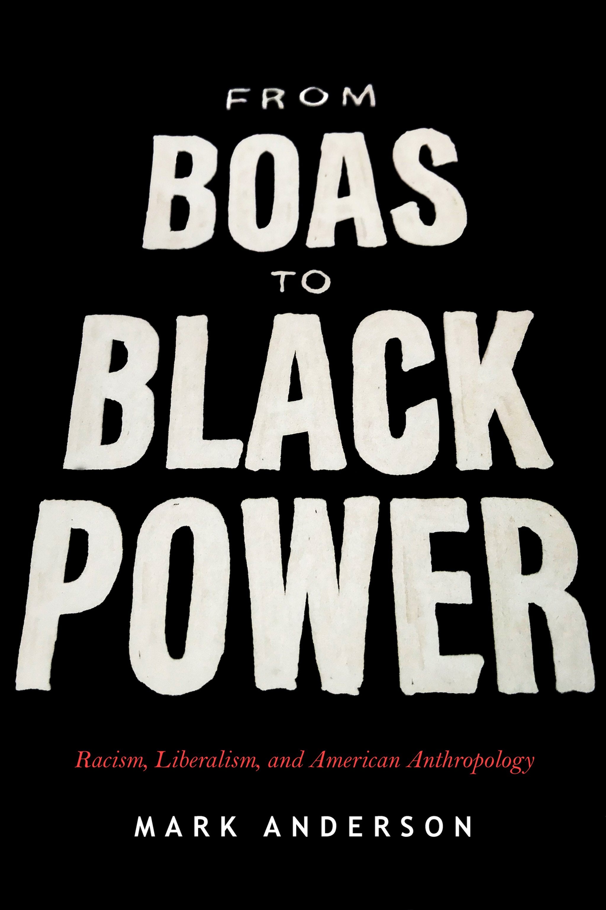 Cover image for From Boas to Black Power ISBN 9781503607286
