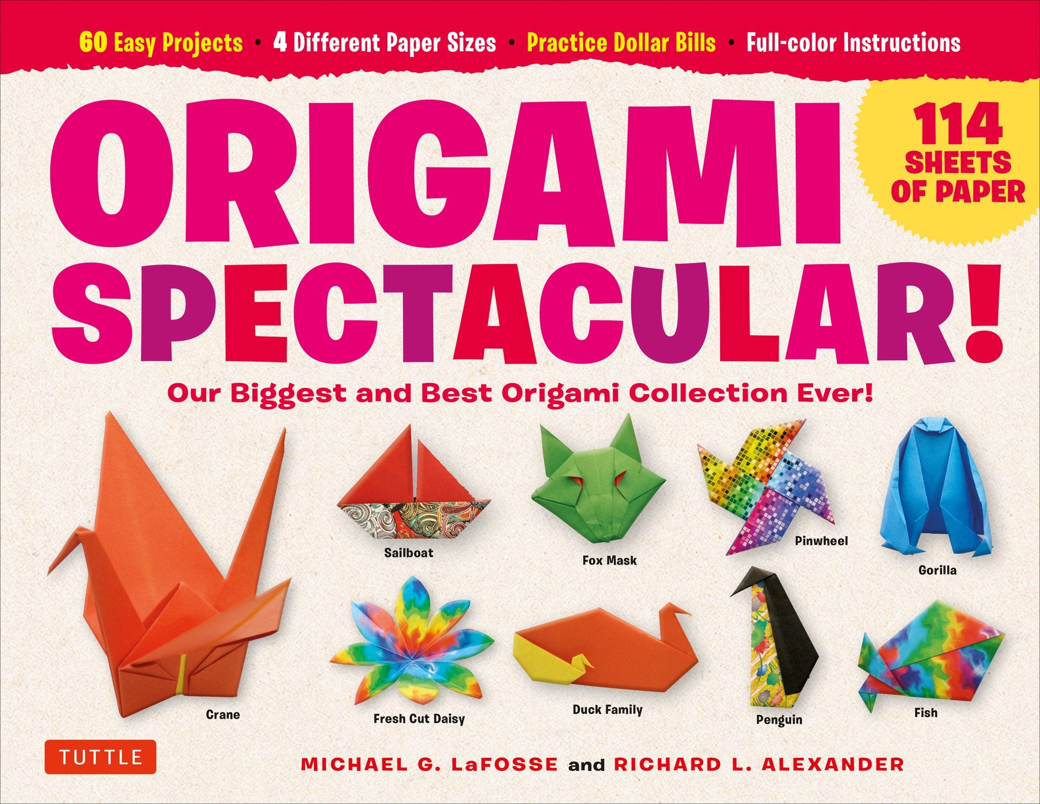 Cover image for Origami Spectacular Kit ISBN 9780804851909