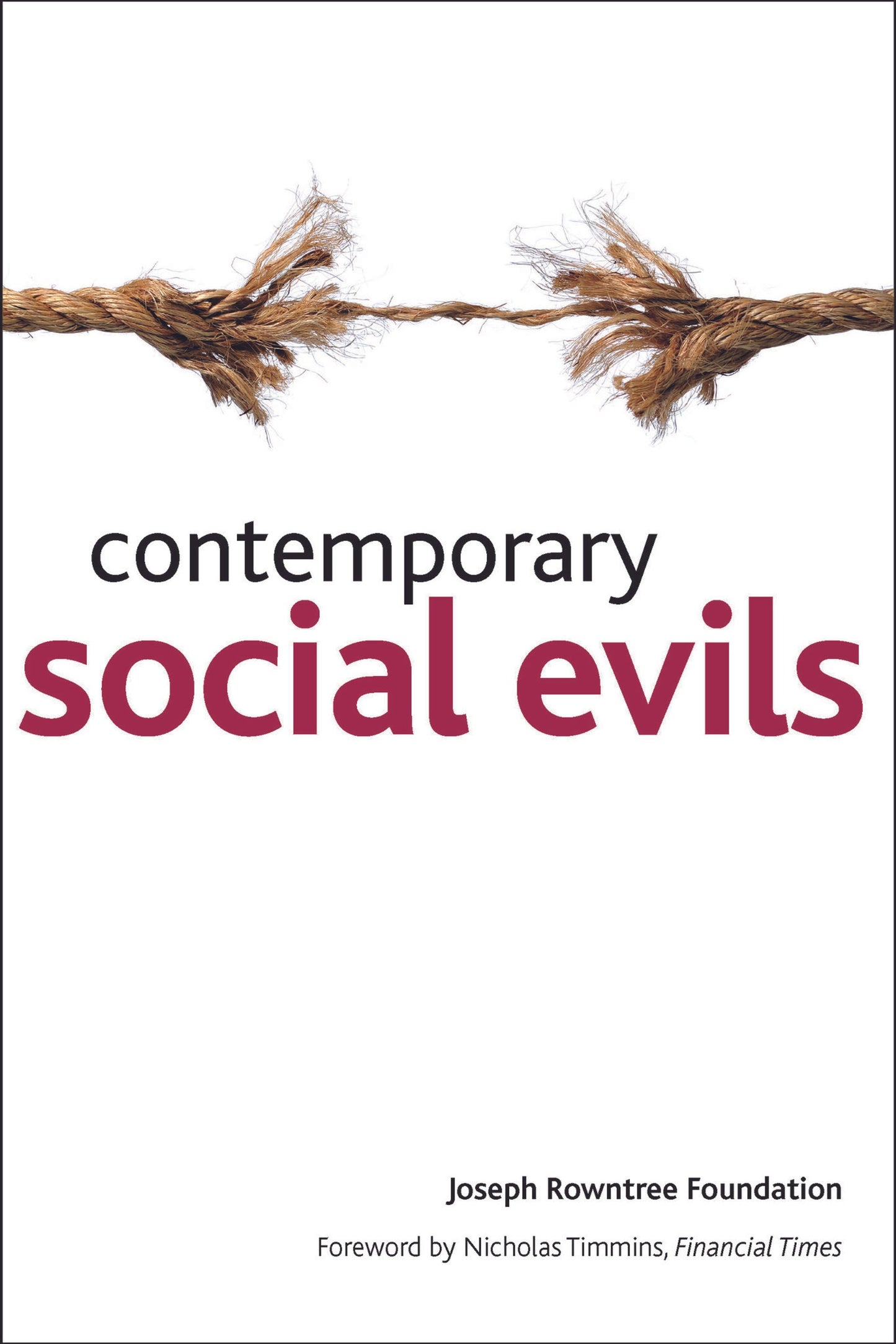 Cover image for Contemporary social evils ISBN 9781847424082