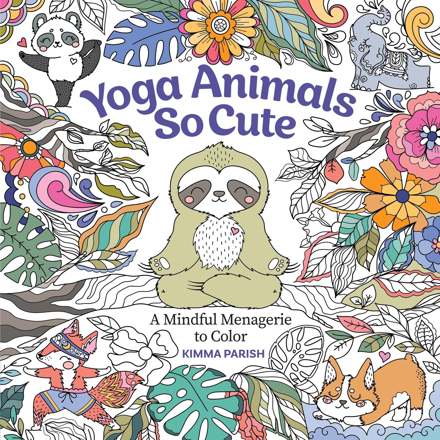 Cover image for Yoga Animals So Cute ISBN 9781684620388