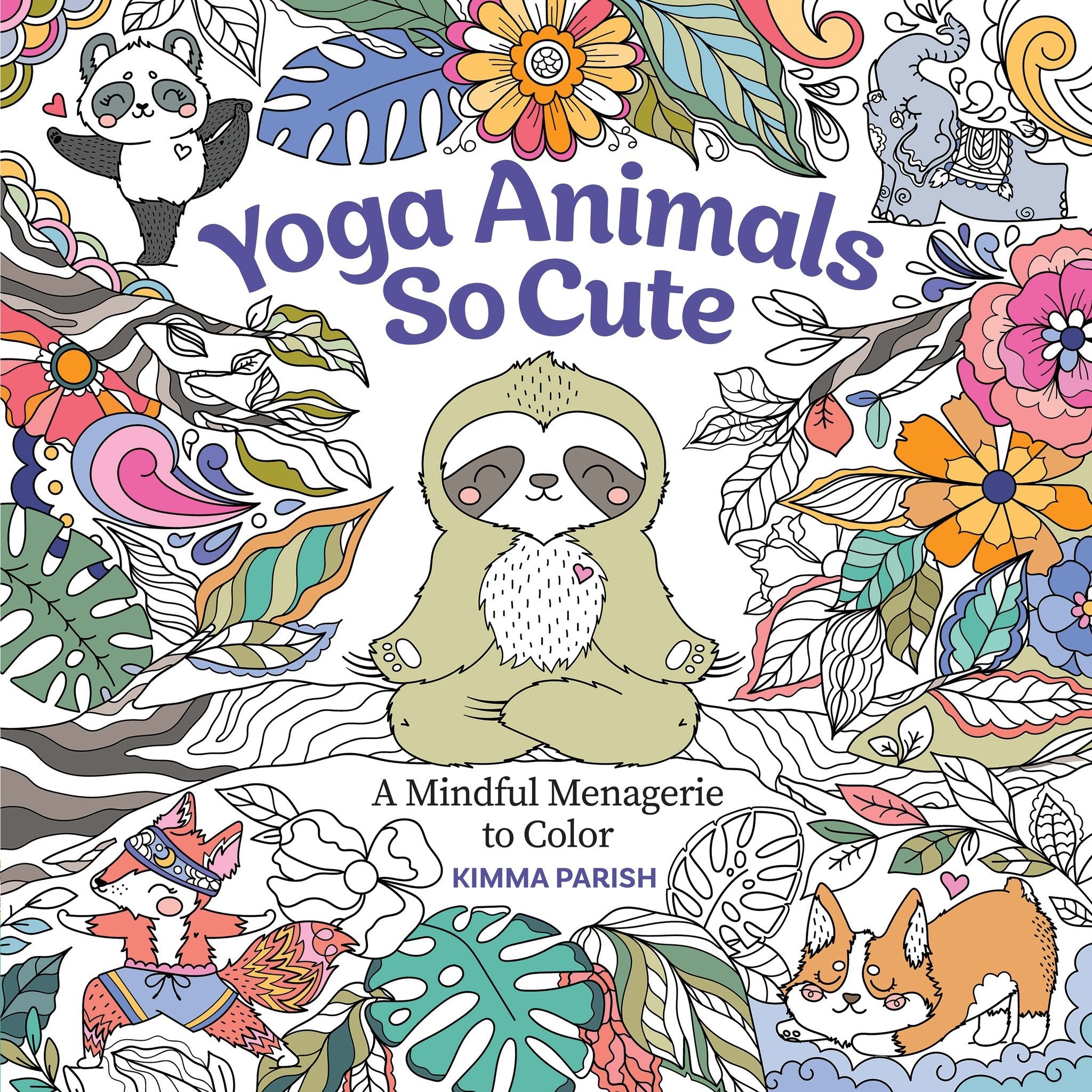 Cover image for Yoga Animals So Cute ISBN 9781684620388