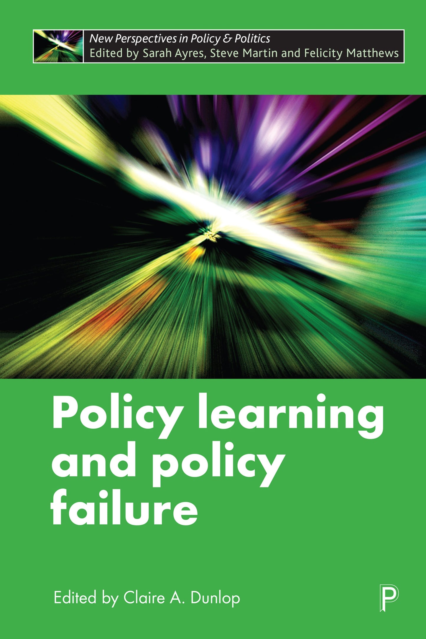 Cover image for Policy Learning and Policy Failure ISBN 9781447352006