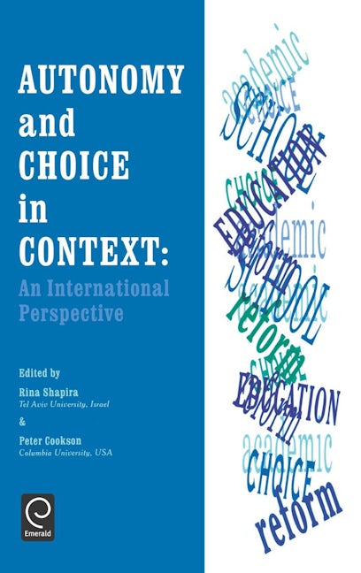 Book cover image for Autonomy and Choice in Context ISBN: 9780080427775