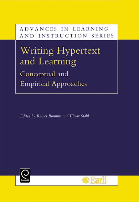 Book cover image for Writing Hypertext and Learning ISBN: 9780080439877