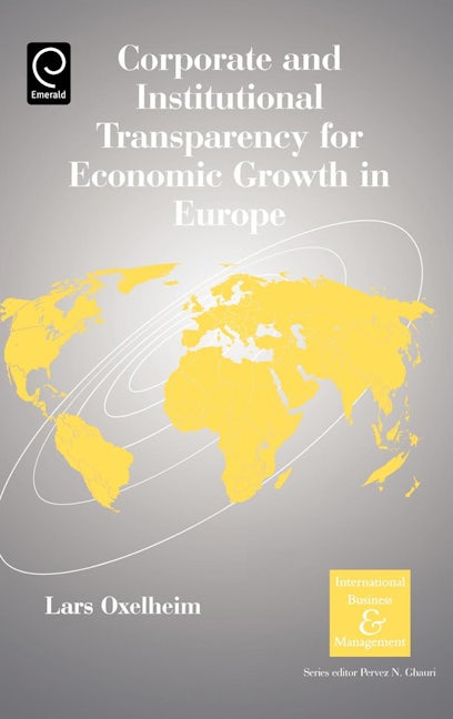 Book cover image for Corporate and Institutional Transparency for Economic Growth in Europe ISBN: 9780080446653