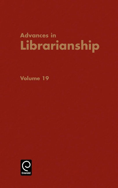 Book cover image for Advances in Librarianship ISBN: 9780120246199