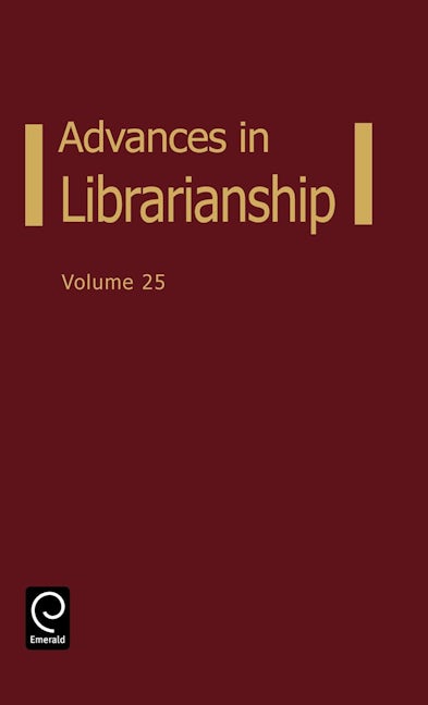 Book cover image for Advances in Librarianship ISBN: 9780120246250