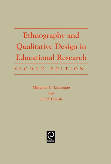 Book cover image for Ethnography and Qualitative Design in Educational Research ISBN: 9780124405752