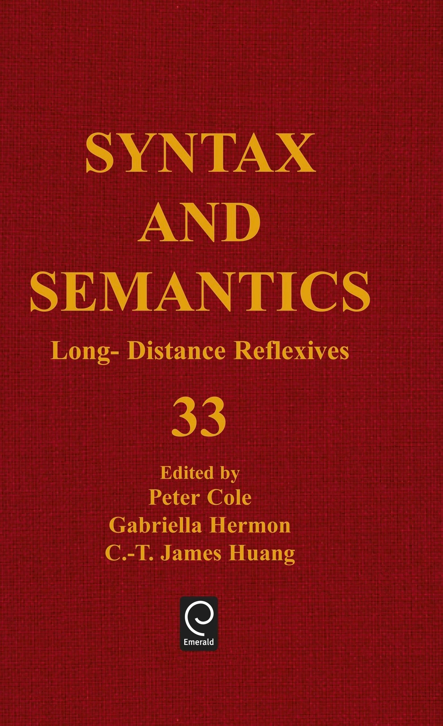 Book cover image for Long Distance Reflexives ISBN: 9780126135336