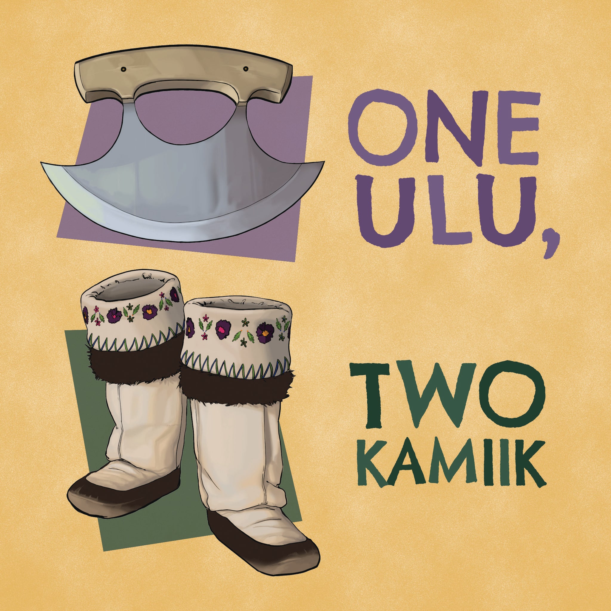 Cover image for One Ulu, Two Kamiik ISBN 9780228701958