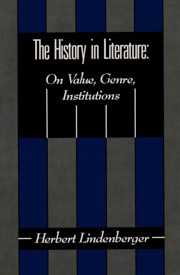 Cover image for The History in Literature, isbn: 9780231072533