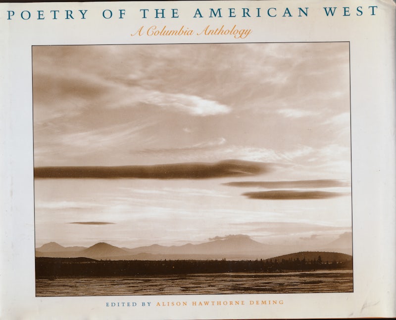 Book cover image for Poetry of the American West ISBN: 9780231103879