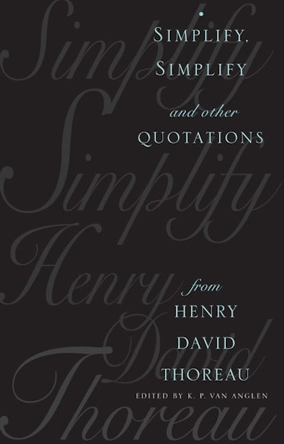 Book cover image for Simplify, Simplify ISBN: 9780231103886