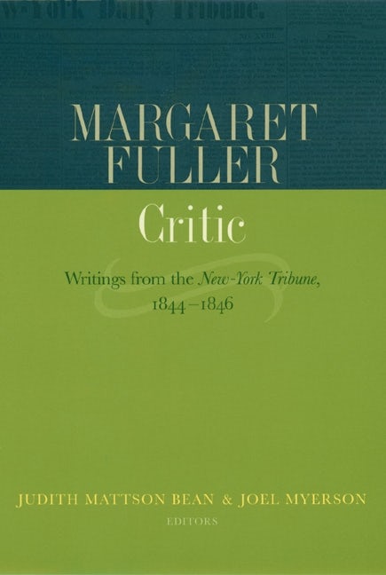 Cover image for Margaret Fuller, Critic, isbn: 9780231111324